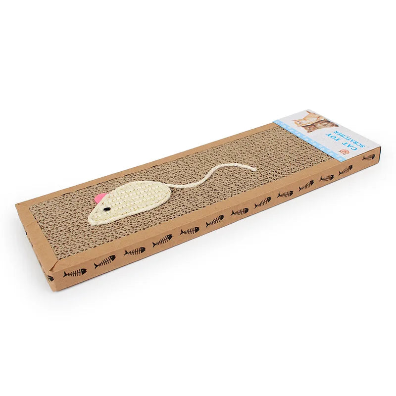 Planche à gratter pour chat avec motif 37x12cm