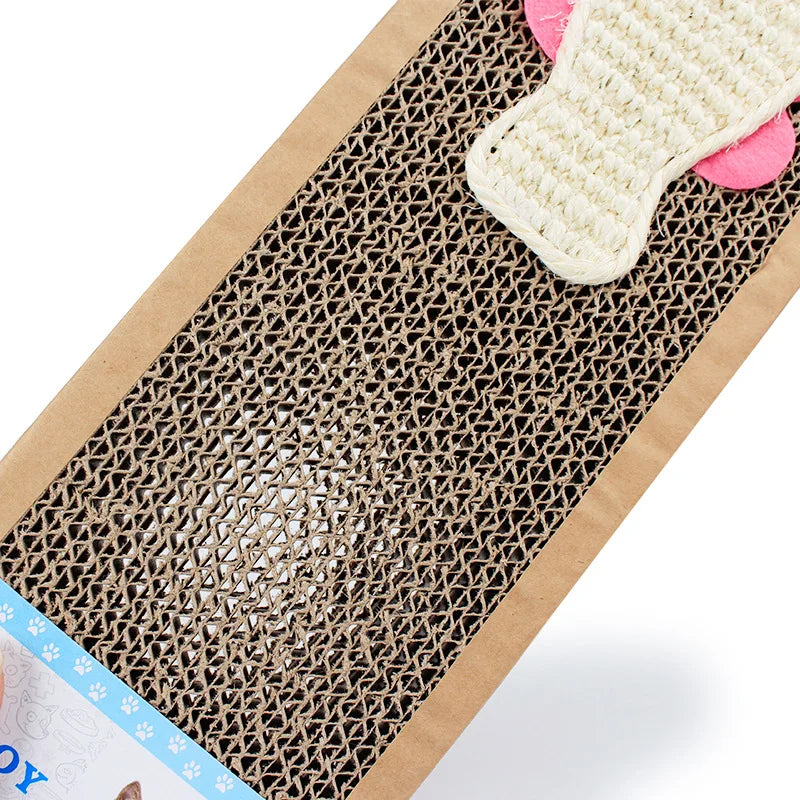 Cat scratching board with pattern 37x12cm